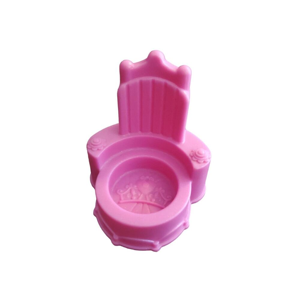Fisher Price Little People Disney Princess Throne Chair Pink EUC